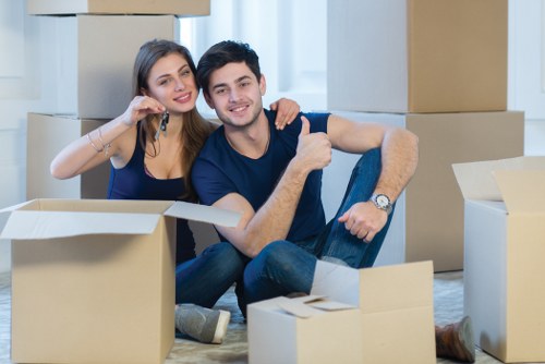 Local movers working on a residential move in Sipson