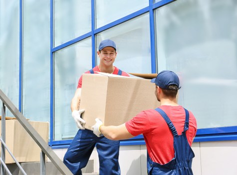 Household removal service in a residential Sipson property