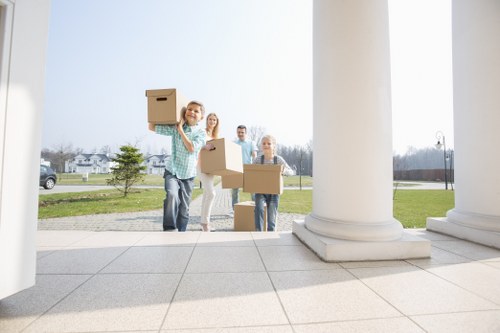 Removal van service for homes and flats in Sipson