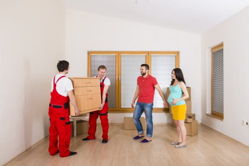 Commercial office move preparation in Sipson