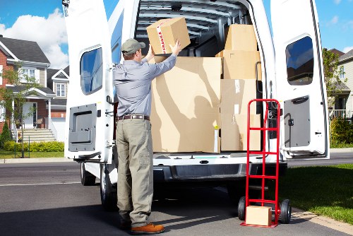 Bulky household furniture ready for collection in Sipson