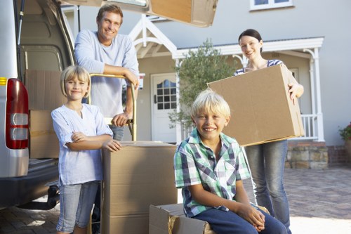 Commercial relocation with office furniture and equipment