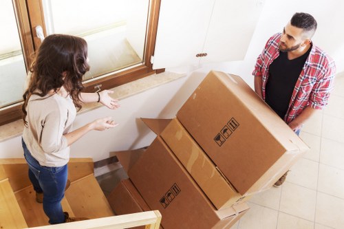 Commercial removals van service around Sipson