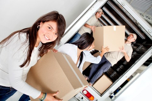 Checklist and packing supplies for a home move